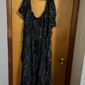 Torrid Size 5 Navy Boho Style Dress